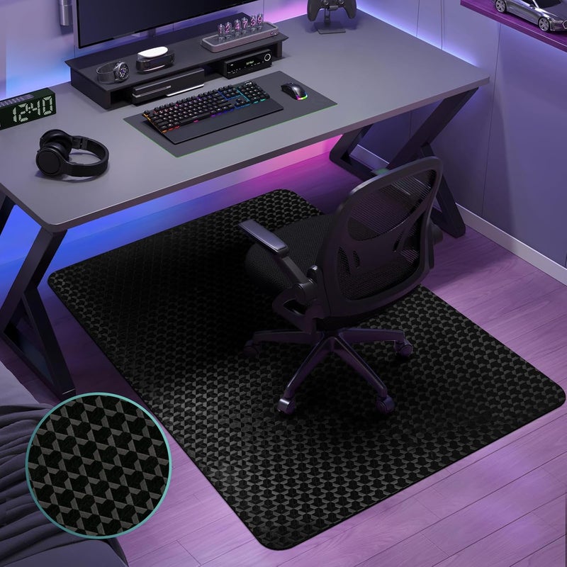 Vicwe Office Chair Mat for Hardwood Floor, 48" x 36" Chair Mats, Gaming Chair Mat for Hardwood, Easy Glide for Chairs, Multi-Purpose Floor Protector Desk Chair Mats for Home Office - Image 1